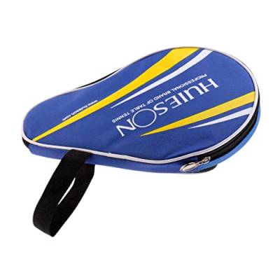 chiwanji Tischtenniskoffer Pong Paddle Cover Bag Halten Sie 2 Und 3 Bälle, Blau von chiwanji
