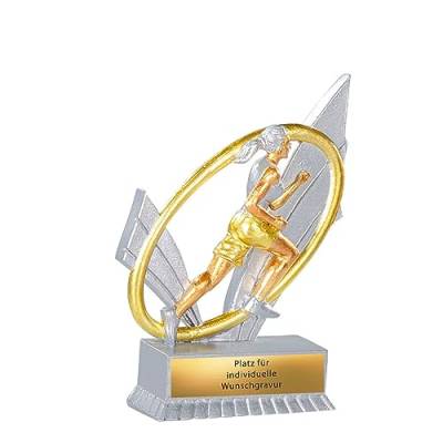 eberin · XS Läuferin Pokal · Marathon Trophäe · Stadtlauf/Citylauf/Laufgruppe Wanderpokal · Triathlon Preis · Laufen Pokal mit Wunschtext · 12 cm von eberin