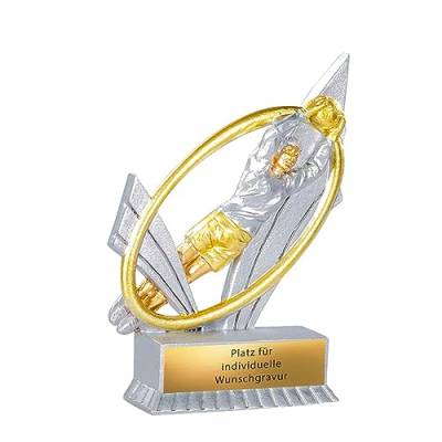 eberin · XS Torwart Fussball Pokal personalisierbar · Tormann Trophäe · Fußball Torhüter Preis · Keeper · Schlussmann Pokal mit Gravur · 12 cm von eberin
