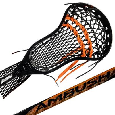 Franklin Sports Boys + Mens Lacrosse Sticks - Youth Attack + Midfield Lax Stick - Lightweight Kids + Adults Aluminum Lacrosse Stick - Ambush - 26" von Franklin Sports