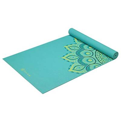 Gaiam Premium Yoga-Matten mit Aufdruck, Capri, 68-Inch x 24-Inch x 6mm von Gaiam