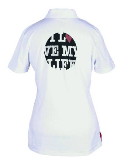 girls golf Poloshirt Girls Golf Polo golf is my life" Weiß Damen S" von girls golf