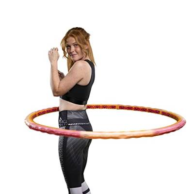 HOOPOMANIA Action Hoop [1,6 kg] Hula Hup zum Abnehmen für Erwachsene – Hula Hoop Sport von hoopomania