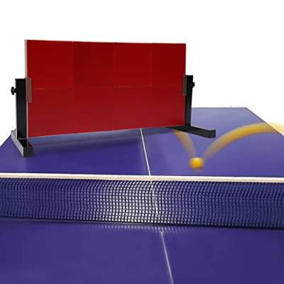 kangten Trainingsgerät Tischtennis Rebound Board Returnbrett Rücksprungbrett Returnboard Selbsttrainingsgerät Rot von kangten