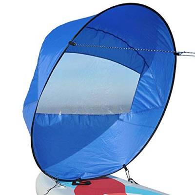 42 '' Windpaddel gegen den Wind Instant-Popup Kajak Segel, Kajak Wind Segel, Tragbar Kanus Popup Downwind Segel Kit Kajak Zubehör Für Schlauchboote Kajaks Kanus Einfaches Setup Mit Tragetasche von luckything