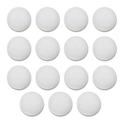 mixed24 15x weiße Tischtennisbälle geeignet für Bierpong 40mm ohne Aufdruck Bierpongbälle von mixed24