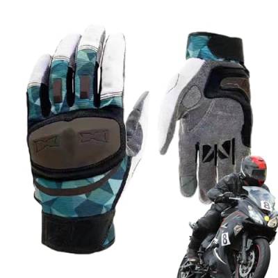 planning Handschuhe für Motorrad,Motorradhandschuhe für Herren - Straßenrenn-Motorradhandschuhe | rutschfeste Vollfinger-Fahrradhandschuhe mit Touchscreen, Motocross-Handschuhe zum Laufen, Radfahren, von planning