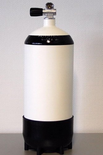 Polaris Pressluftflasche 12 L kurz + Monoventil + Fuß / Tauchflasche [Misc.] von Polaris