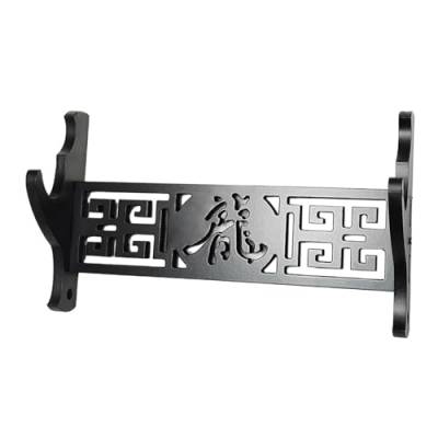 predolo Samurai-Schwerthalterung, wandmontierter Schwertständer, chinesischer Flötenständer für Schwertsammler, 1 Stufe von predolo
