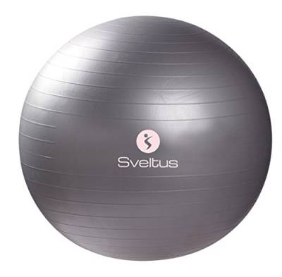 sveltus 340 Gymball 65 cm Erwachsene Unisex Grau von sveltus