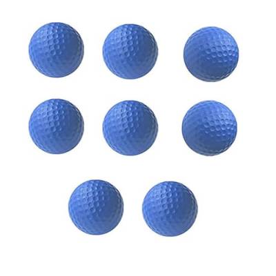 tooloflife 4 Paare Blau, Schaumstoff-Golfbälle, elastische, weiche Trainingshilfen, große Übungsschaumbälle für Schwung, für drinnen und draußen von tooloflife