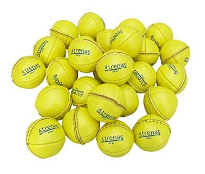 trenas 25 Stück Wurfball aus Leder - 200 Gramm - Für Wettkampf und Training von trenas