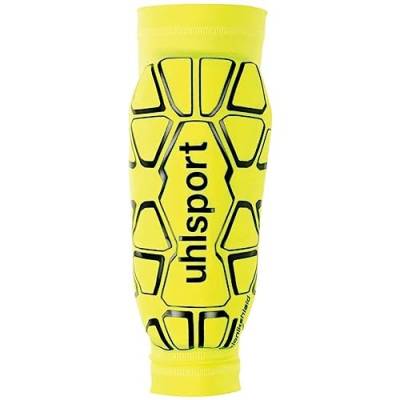 Uhlsport Unisex – Erwachsene Bionikshield Schienbeinschoner, Fluo gelb/schwarz, L von uhlsport