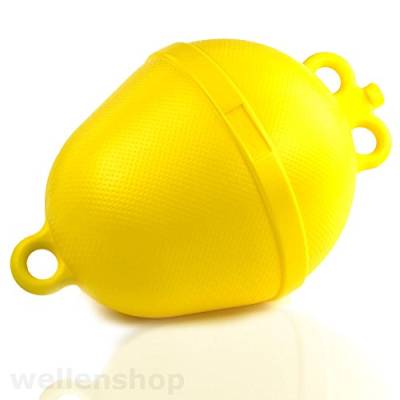 wellenshop Ankerboje Ø 250 mm Schwimmkörper Auftriebskörper Gelb von wellenshop