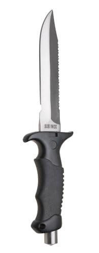 ABYSSTAR Unisex-Adult St-210 14,5 cm Tauchermesser, Schwarz von ABYSSTAR