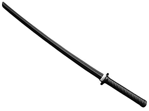 Katana aus Polypropylen Bokken Attrappe Training Samuraischwert Schwert Samurai schwarz aus TPR- Kunststoff 100 cm Trainingsschwert von BAY