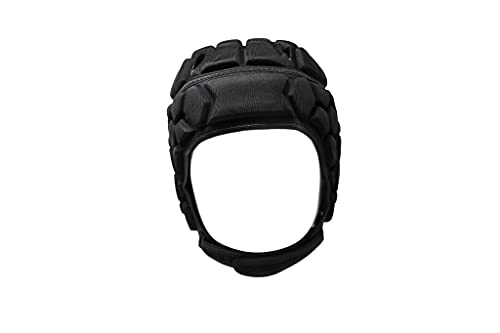BARNETT Heat PRO Rugby Helm, Spielhelm Profi, Farbe schwarz (XS) von BARNETT