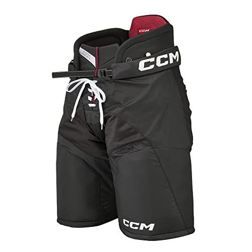 CCM Next Eishockey Hose für Herren, Senior (Schwarz, Größe: L) von CCM