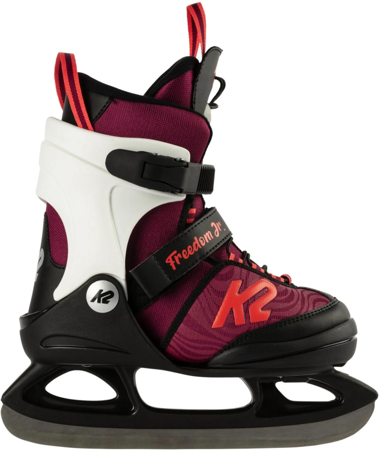 K2 Freedom Ice Girl verstellbarer Schlittschuh (32.0 - 37.0, purple/coral) von K2 Skates