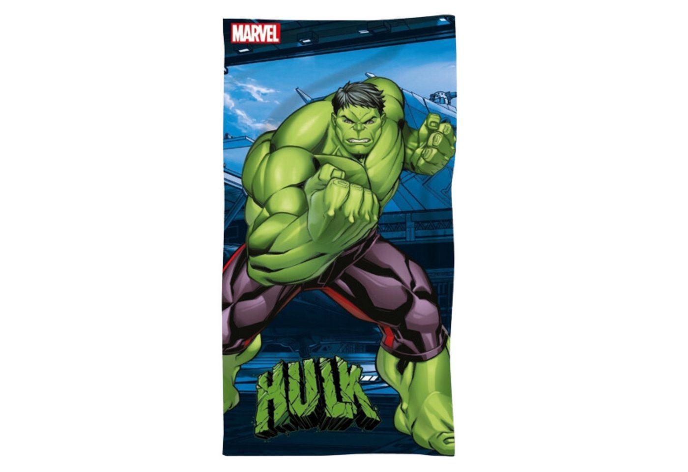 MARVEL Strandtuch Marvel Avengers HULK Mikrofaser Badetuch XL 70x140 cm, Microfaser von MARVEL