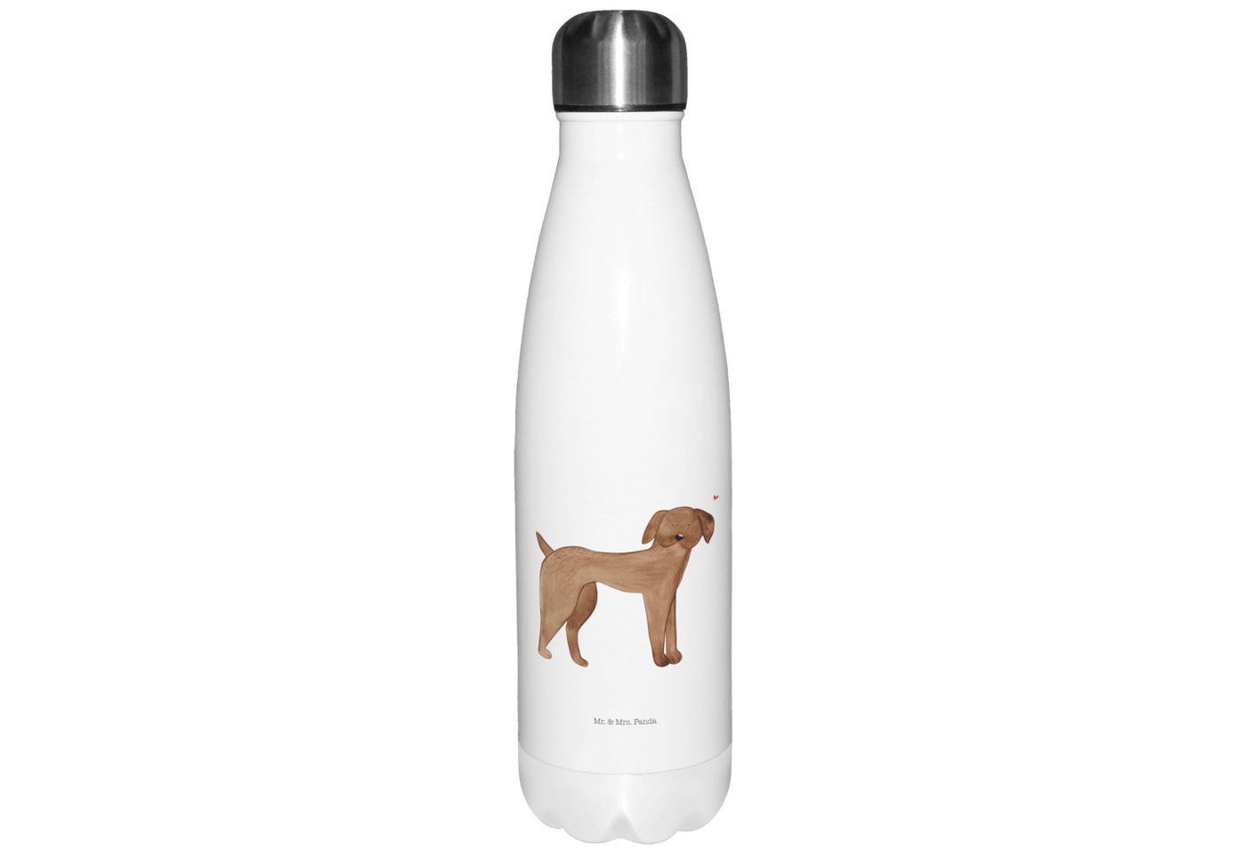 Mr. & Mrs. Panda Thermoflasche Hund Dogge - Weiß - Geschenk, Edelstahl, Isolierflasche, Hunde, Hunde, Motivierende Sprüche von Mr. & Mrs. Panda