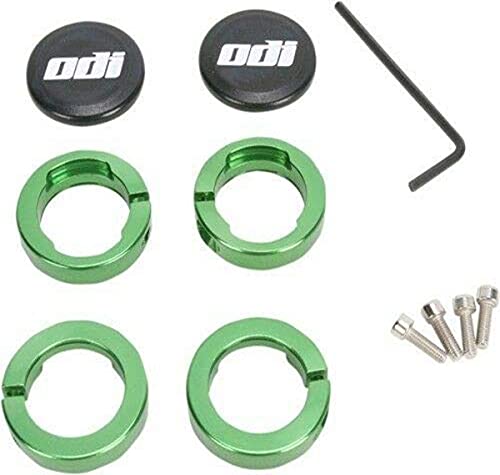 ODI Griffe Accessories Klemmringe für Lock-On System, Grün, 7 mm, D70LJN von ODI