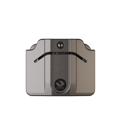 Orpaz G17 Pistol Mag Pouch Compatible with Glock 17 Magazine Holster for 0.40, 9mm Magazine Holder (Doppelmagazin, Gürtelschlaufe) von ORPAZ