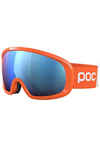 POC Fovea Mid Clarity Comp - Optimale Skibrille für den Wettkampf, Natrium Blue/Spektris Blue von POC
