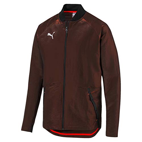 PUMA Herren ftblNXT Pro Jacket Trainingsjacke, Black-Red Blast, L von PUMA