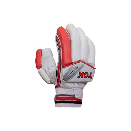 SS Batting Gloves | Ton Glory | Youth Size, Multicolor | Professional Grade Padded Gloves | Superior Finger Protection | Comfortable & Durable Wicketkeeper Gloves for Junior Cricketers von SS