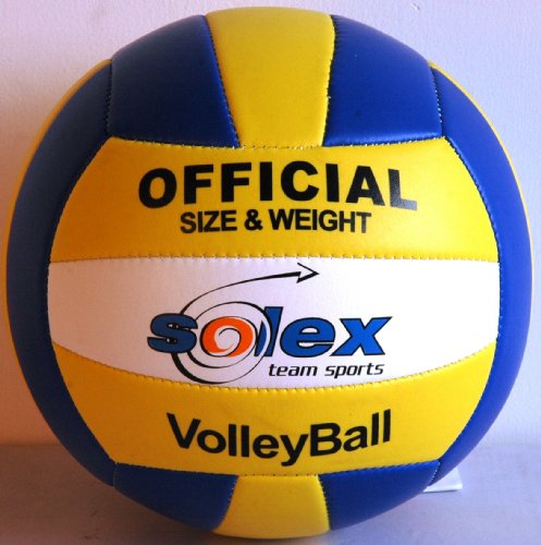 Solex Sports Volley Ball Team, blau/gelb/weiß, 22 x 22 x 22 cm, 45430 von Solex