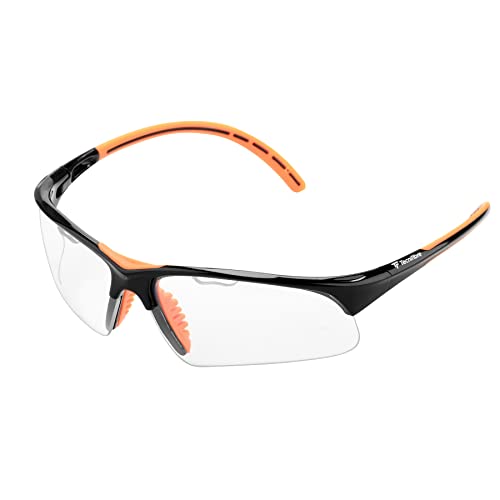 Tecnifibre - Squash Schutzbrille - Squashbrille schwarz orange von Tecnifibre