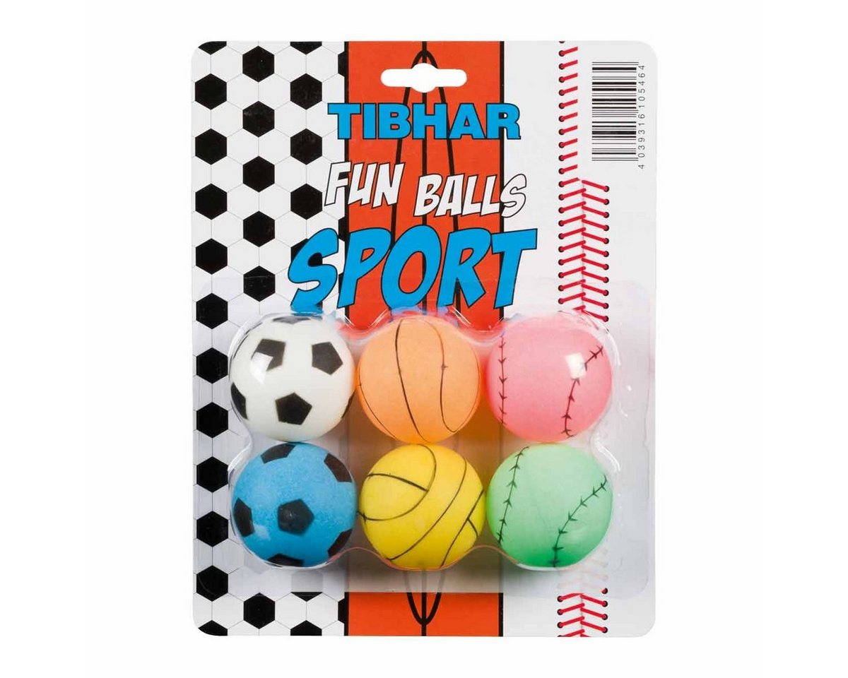 Tibhar Tischtennisball Tibhar Funbälle Sports 6er von Tibhar