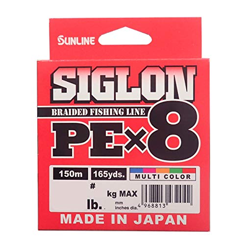 Sunline Line Sigron PEx8, 150 m, 5 Farben, Nr. 0,6, 4,5 kg J von Sunline