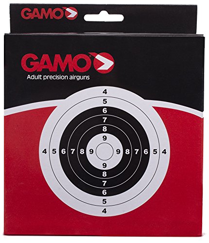 100Stk Softair Zielscheiben Gamo-14cmx14cm, 10er Ringeinheiten von Gamo