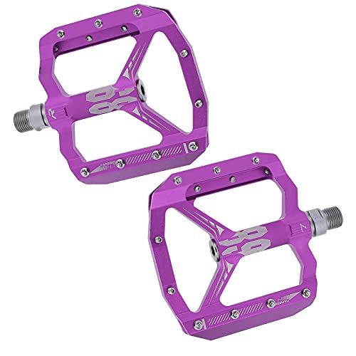 Mountainbike-Pedale, leichte DU-Lager-Aluminiumlegierung-Fahrradpedale für Mountainbikes(Violett) von 01 02 015