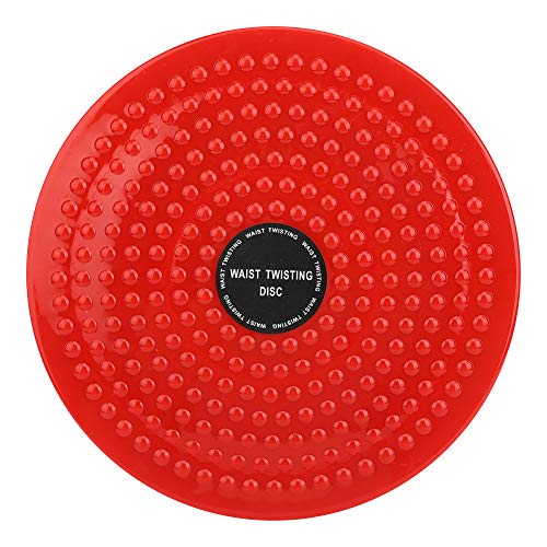 01 Domestic Twisting Waist Disc, Multifunktions-Schlankheitsgeräte Twisting Waist Disc, verdicktes Design Sport Fitnessgeräte für den Innenbereich(red) von 01