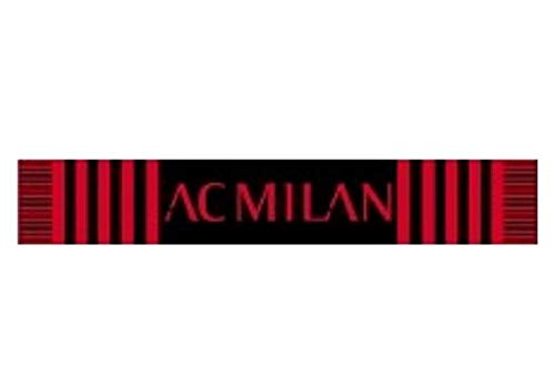 0901N|#Ac Milan Jacquard-Schal mit Jacquard-Logo, für Herren, Rotonschwarz, L von 0901N|#Ac Milan