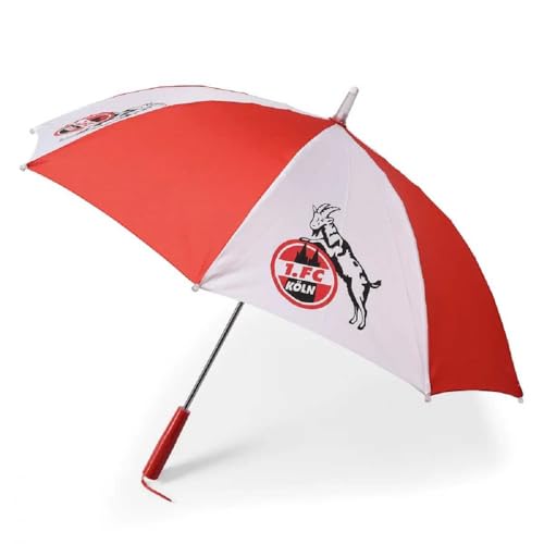 1. FC Köln Stockschirm mit Lampe rot-weiß beleuchteter Schirm Regenschirm von 1. FC Köln