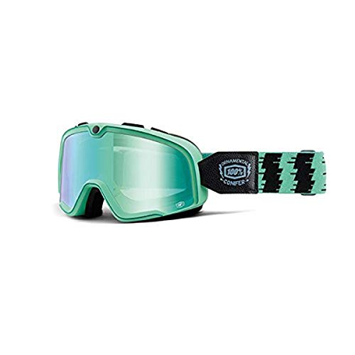100% Barstow Ornamental Conifer Maske - verspiegelte Linse, grün, mehrfarbig, Einheitsgröße von 100%