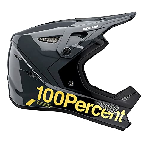 100% Status Helment Helm, Kohlegrau (Multicolor), S von 100%