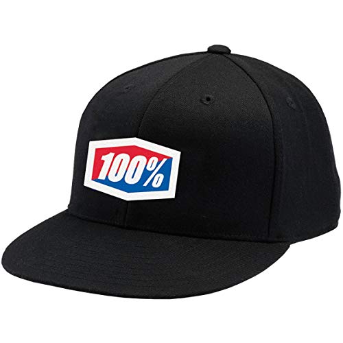 100% CASUAL Unisex Official Flexfit Cap J-fit Black-L/XL Mütze, schwarz von 100%