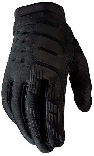 100% GUANTES Brisker Gloves, Unisex, Erwachsene, (schwarz), S von 100%