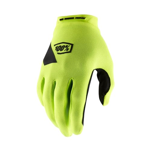 100% GUANTES Unisex Erwachsene Ridecamp Gloves Yellow-2XL Handschuhe, Fluo Yellow (Gelb), 2XL von 100%