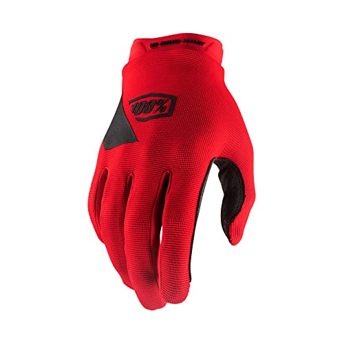 100% GUANTES Unisex-Erwachsene Ridecamp Youth Gloves Red-M Handschuhe, rot (rot), M von 100% GUANTES
