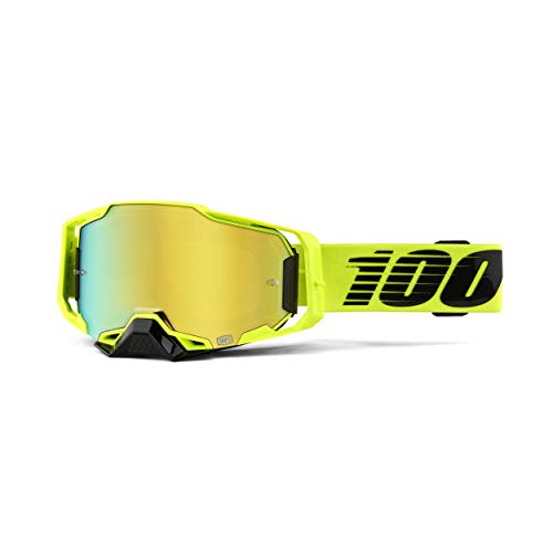 100% ARMEGA - Zitrus-Sonnenbrille - Goldene Gläser verspiegelt von 100%