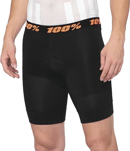 100% MTB WEAR Unisex Crux Liner Shorts, Schwarz-28 Trainingsanzug, Schwarz, M von 100% MTB WEAR