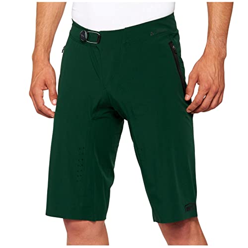 100% MTB WEAR Unisex-Erwachsene Celium Forest Green-34 Shorts, Waldgrün (Grün), 34 von 100% MTB WEAR