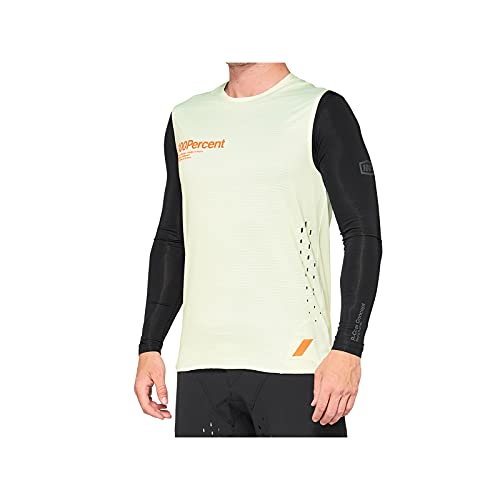 100% MTB WEAR Unisex R-core Concept Jersey Yellow Md T-Shirt, grau, L von 100%
