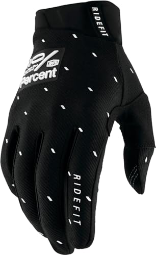 100%, RIDEFIT Gloves Slasher, Adult, XL, Black von 100%